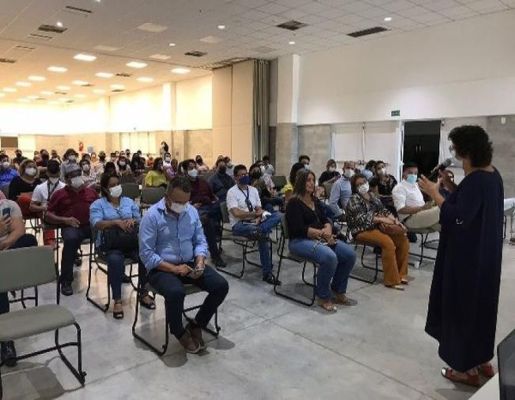 Secretaria de Turismo e Cultura em reunião com a secretaria de Turismo do RN